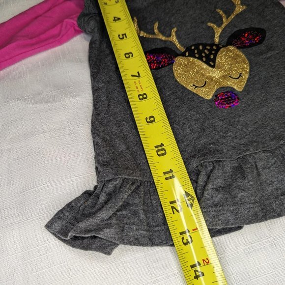 Toughskins Girls Holiday Long Sleeve Shirt - Picture 3 of 6